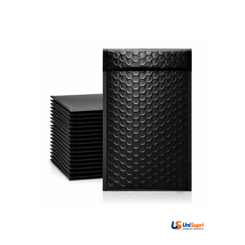 Envelope de Segurança Cinza com Bolha PEBD Liso 20 x 30 cm