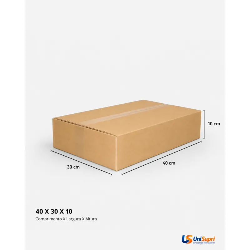 Caixa de Papelão tipo maleta 40x30x10 para E-commerce