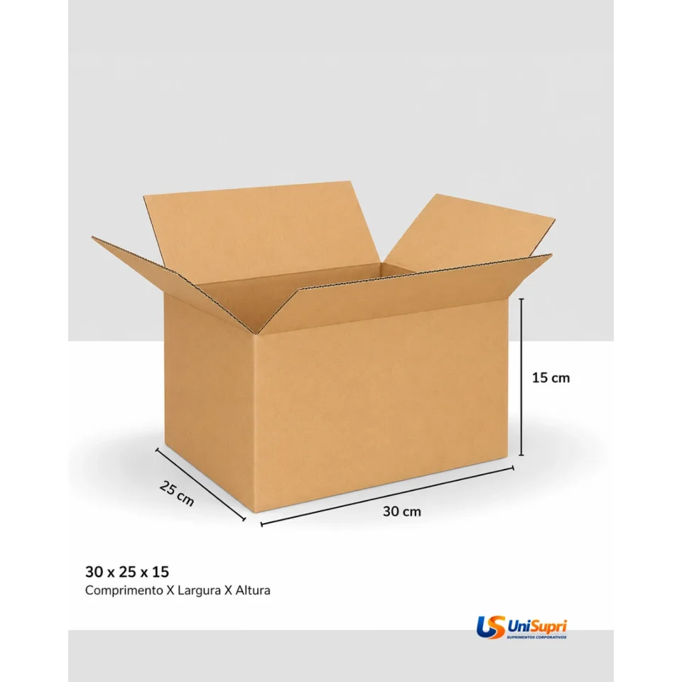 Caixa de Papelão Tipo Maleta 30x25x15 para envio