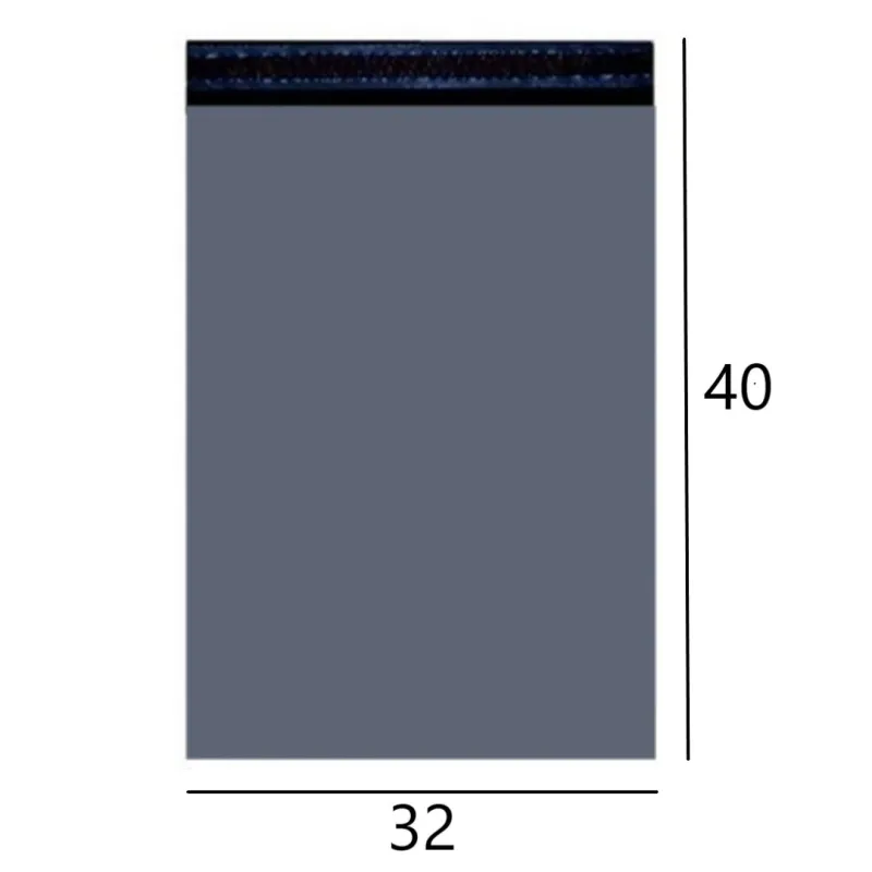 Envelope de Segurança Preto Liso 32x40 cm — Ideal para E-commerce