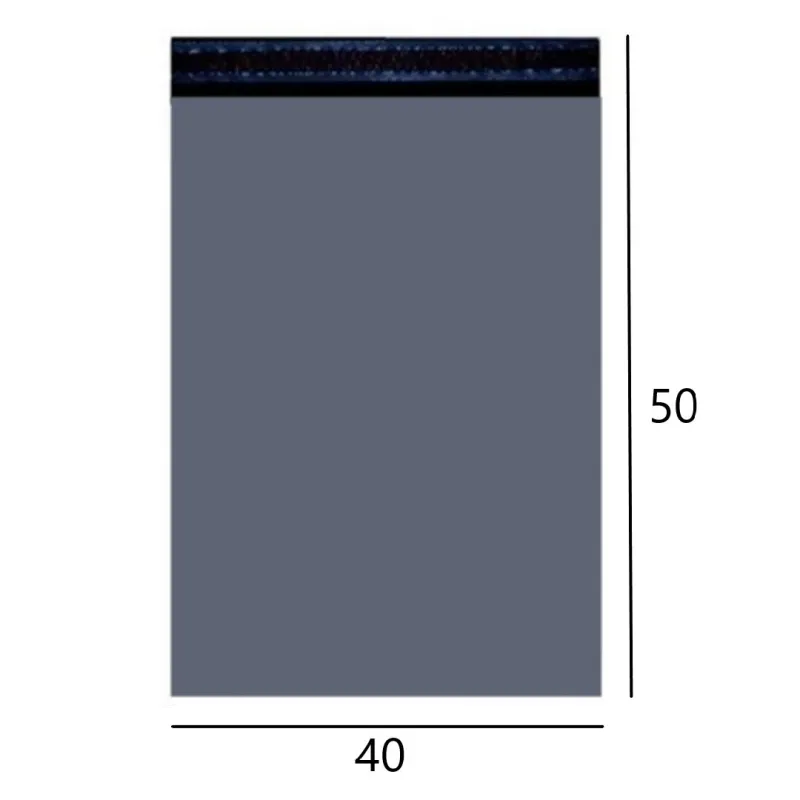 Envelope de Segurança Preto Liso 40x50 cm — Ideal para E-commerce