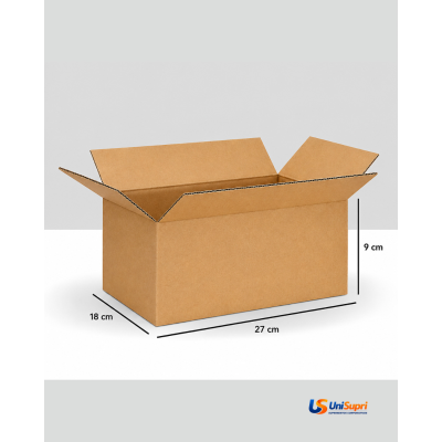Caixa de Papelão Tipo Sedex 27x18x9 cm Ideal para Mercado Envios e E-commerce