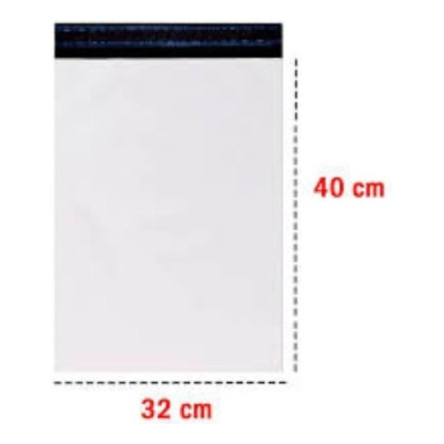 Envelope de Segurança Branco Liso 32x40 cm — Ideal para E-commerce