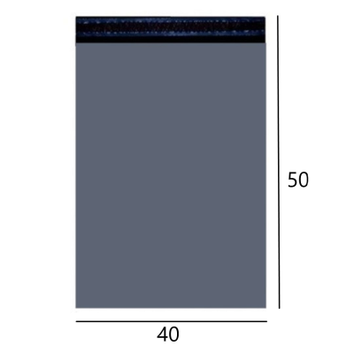 Envelope de Segurança Preto Liso 40x50 cm — Ideal para E-commerce